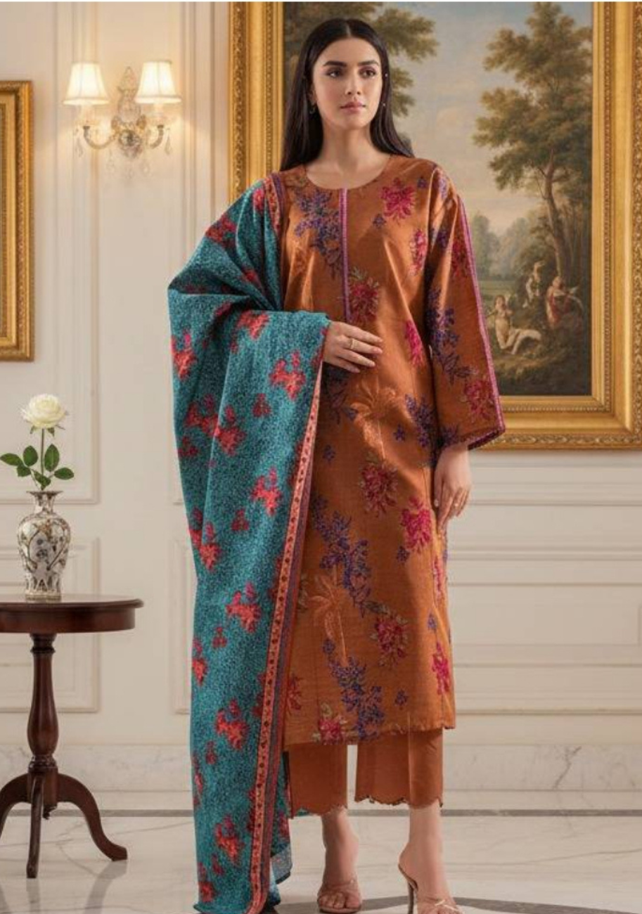 SAYA Premium Printed Lawn 3Pc Vol.06-D9
