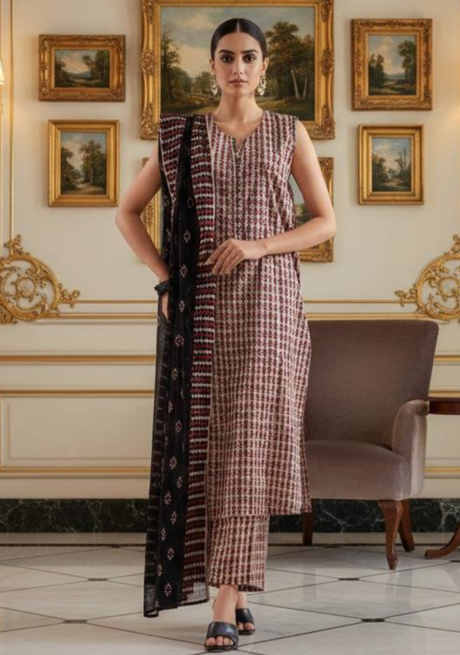 SAYA Premium Printed Lawn 3Pc Vol.02-D2