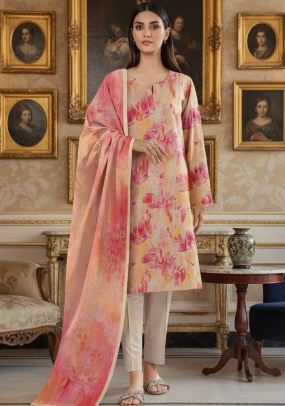 SAYA Premium Printed Lawn 3Pc Vol.06-D3