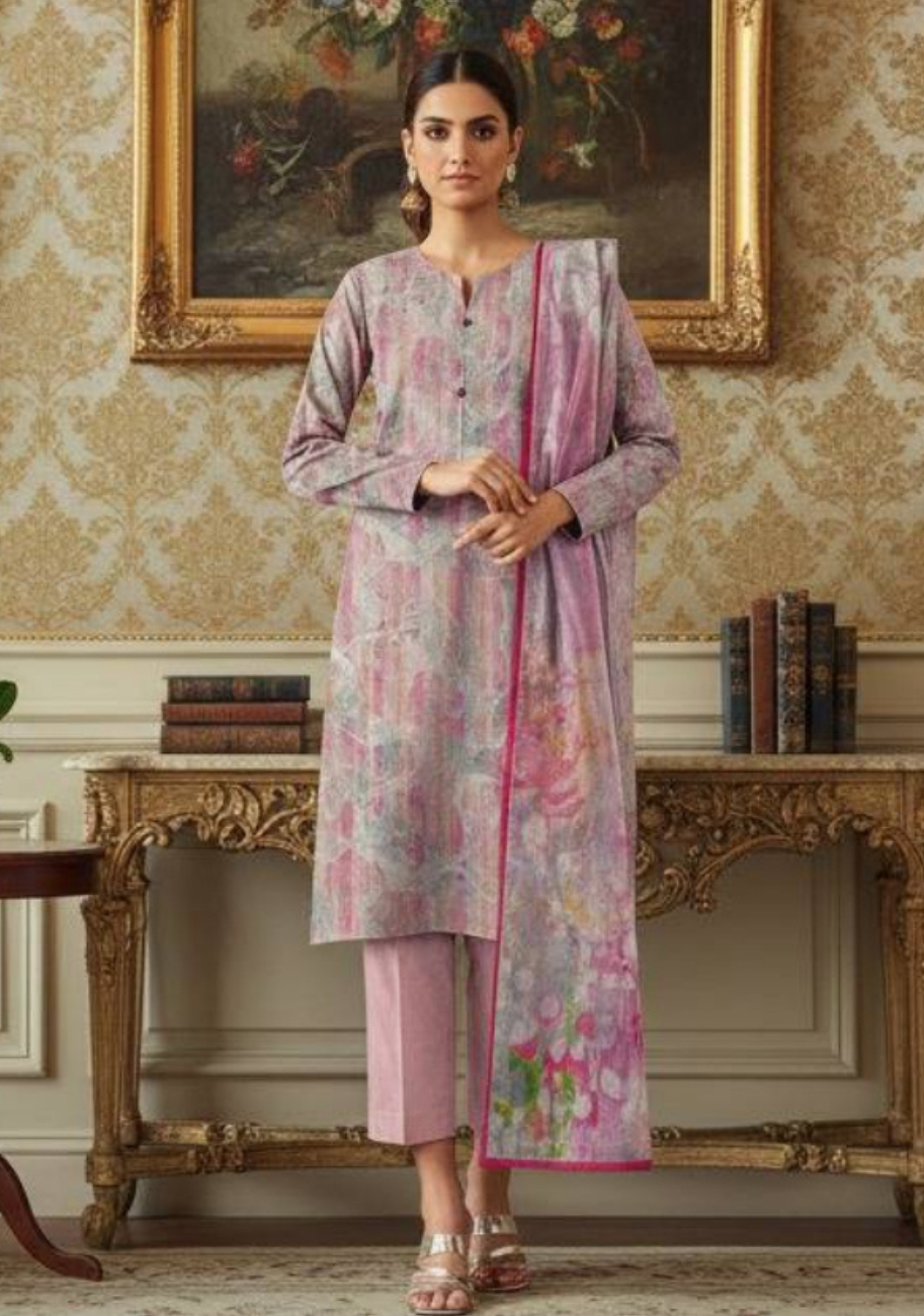 SAYA Premium Printed Lawn 3Pc Vol.04-D5