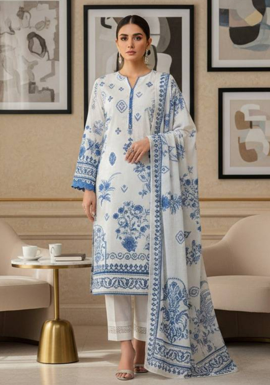 MTJ Luxury Printed Lawn 3pc Summer Suit Vol-3 D3