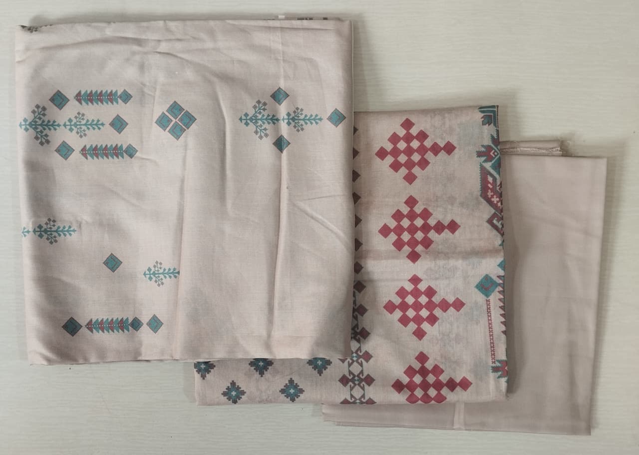 MTJ Luxury Printed Lawn 3pc Summer Suit Vol-3 D8