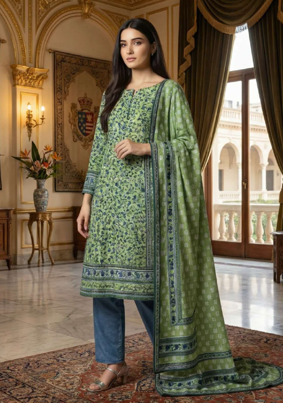 Mizaj By Bin Inam Printed Lawn 3pc Vol.2 D2