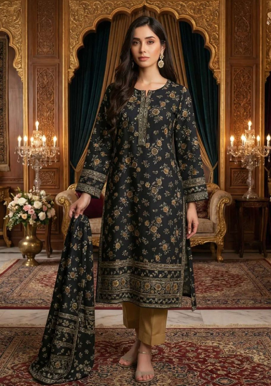 Mizaj By Bin Inam Printed Lawn 3pc Vol.2 D7