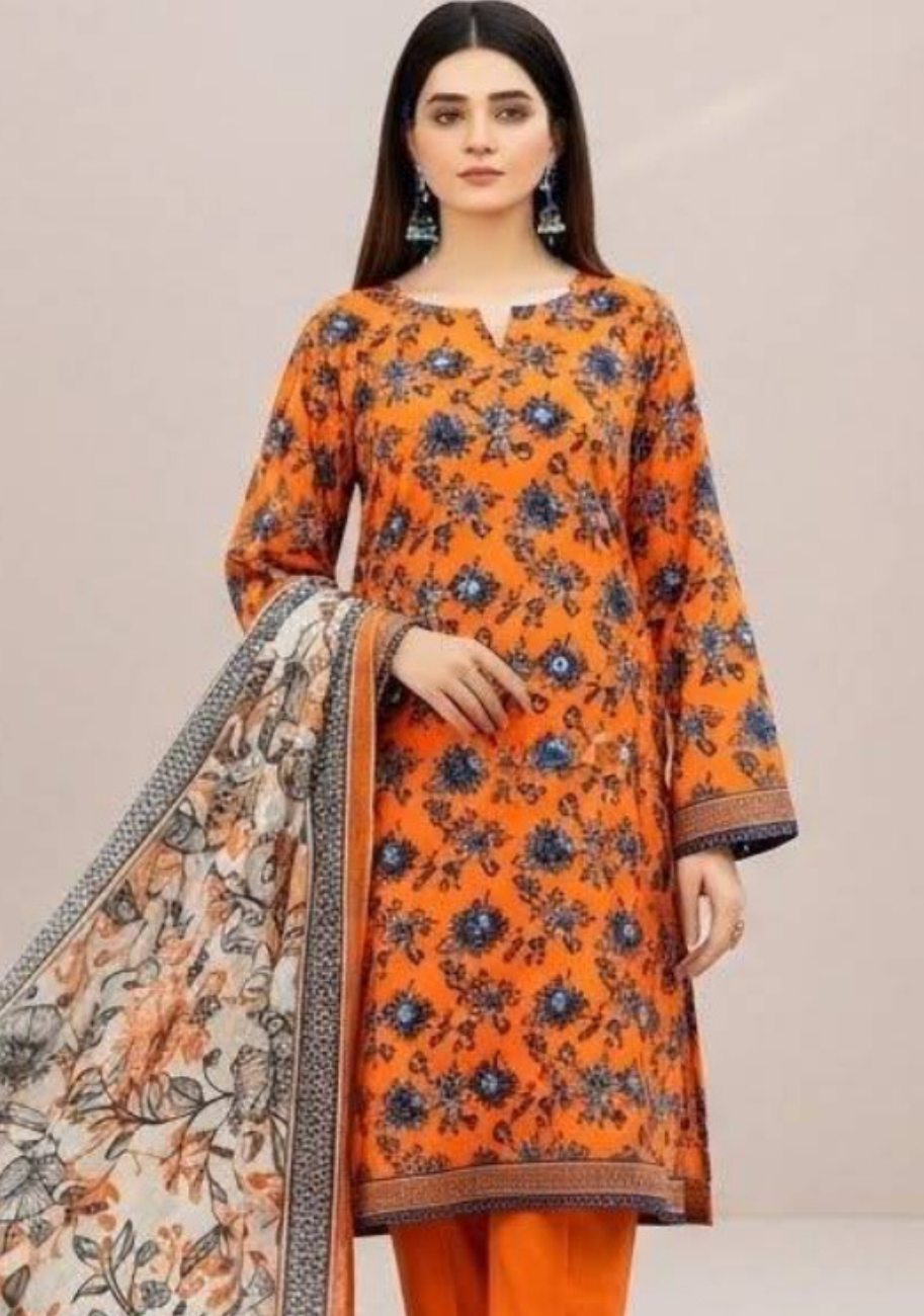 Bin Inam Luxury Shakeera Printed Lawn 3pc Vol-1-D1