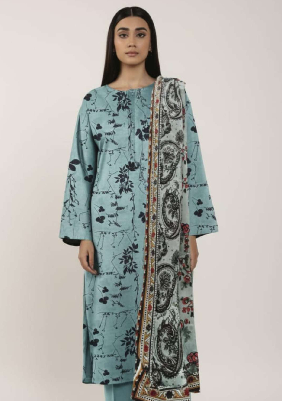 Bin Inam Luxury Shakeera Printed Lawn 3pc Vol-1-D5