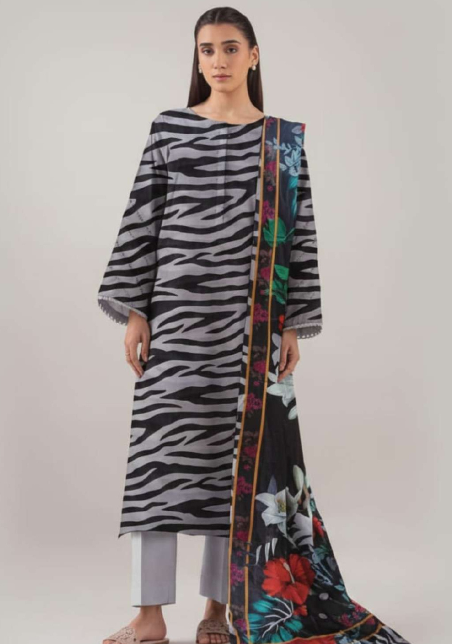 Bin Inam Luxury Shakeera Printed Lawn 3pc Vol-1-D7