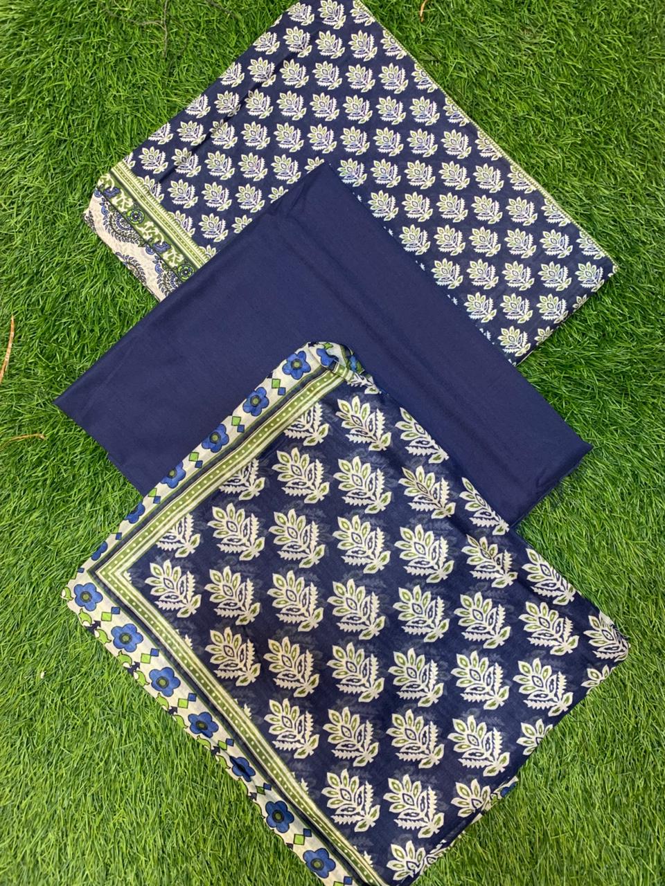 Diners Printed Luxury Lawn 3pc Summer Suit-D3