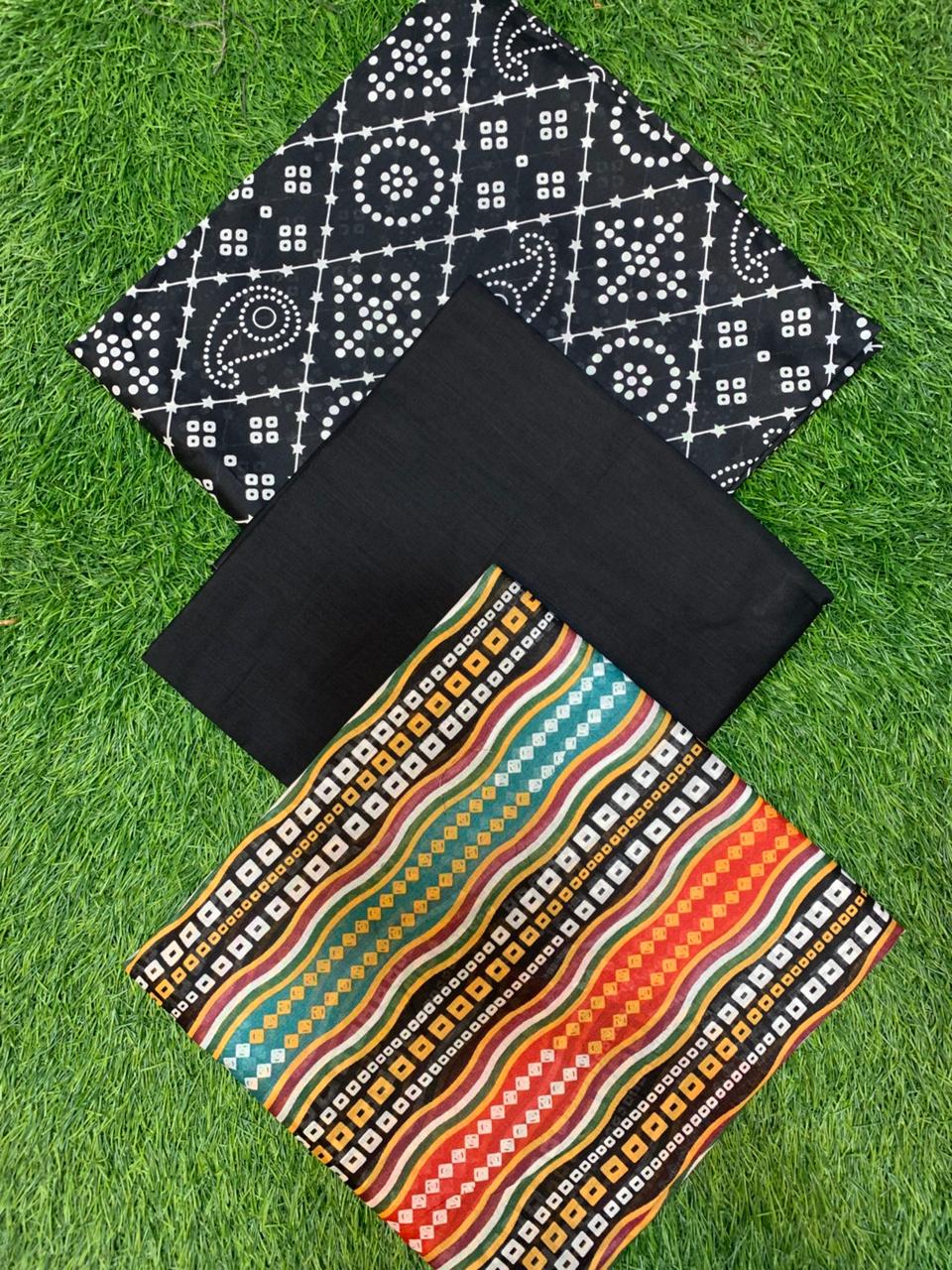 Diners Printed Luxury Lawn 3pc Summer Suit-D5