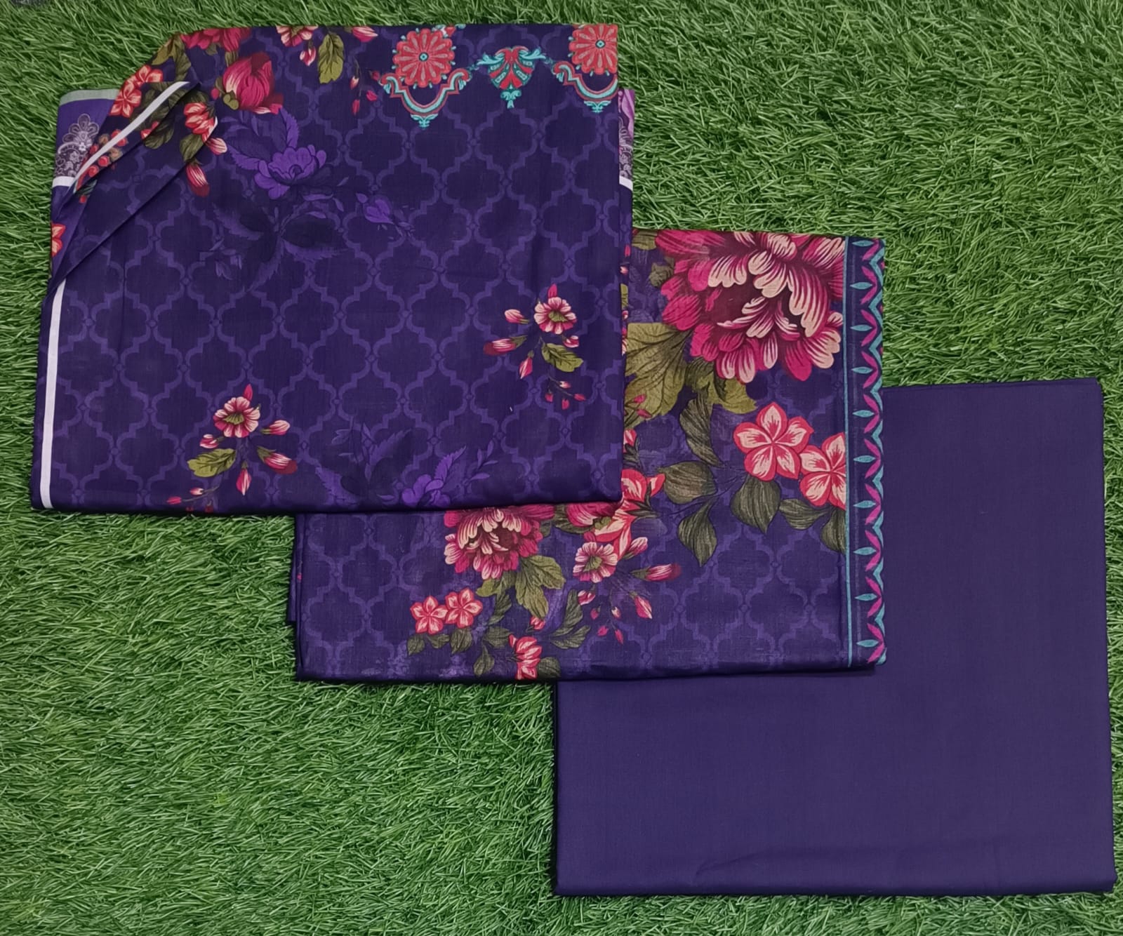 Agha Noor Women's Printed Lawn 3pc Suit Vol-1 D3