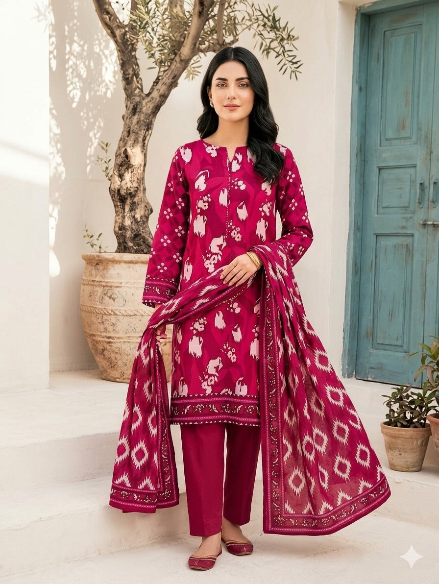 Bin Inam By Jubilee Luxury Printed Summer Lawn 3pc-2-D20