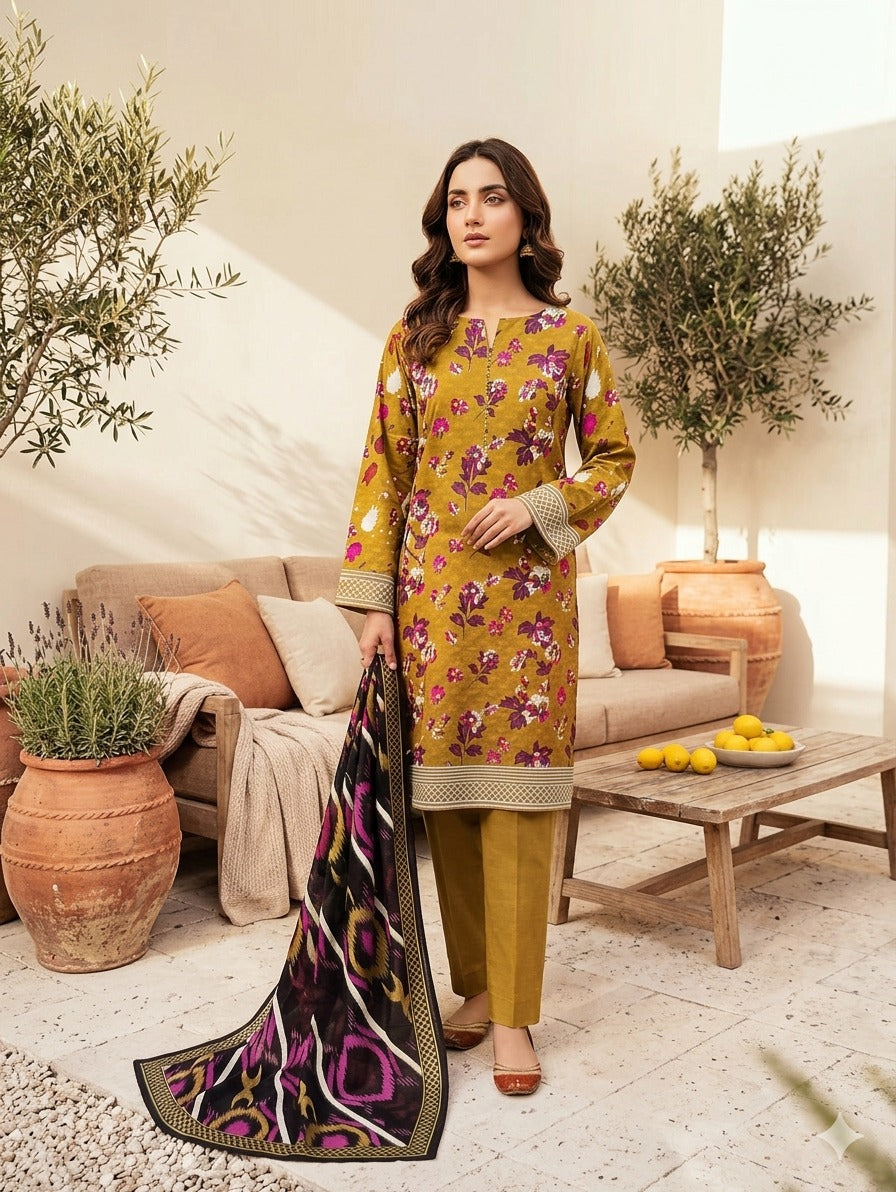 Bin Inam By Jubilee Luxury Printed Summer Lawn 3pc-2-D33