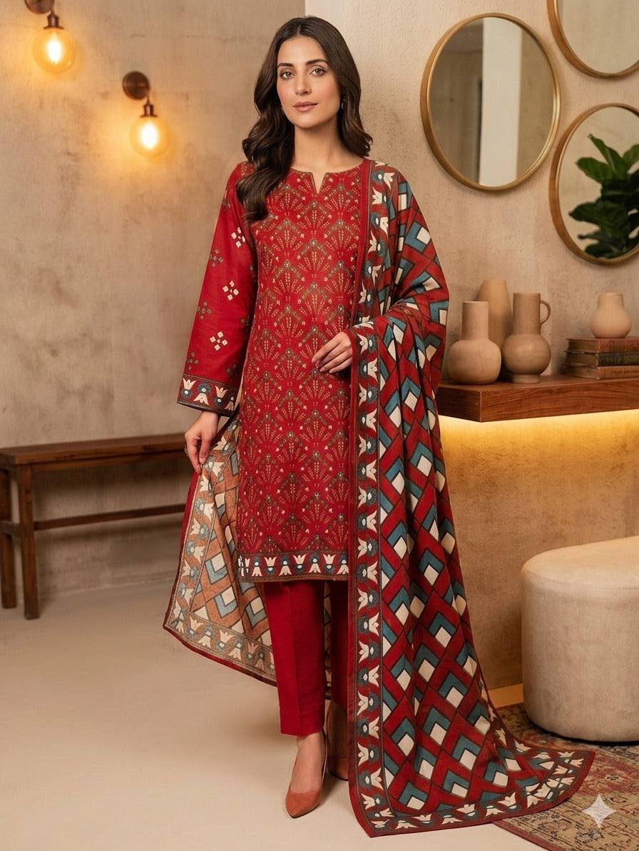 Bin Inam By Jubilee Luxury Printed Summer Lawn 3pc-2-D34