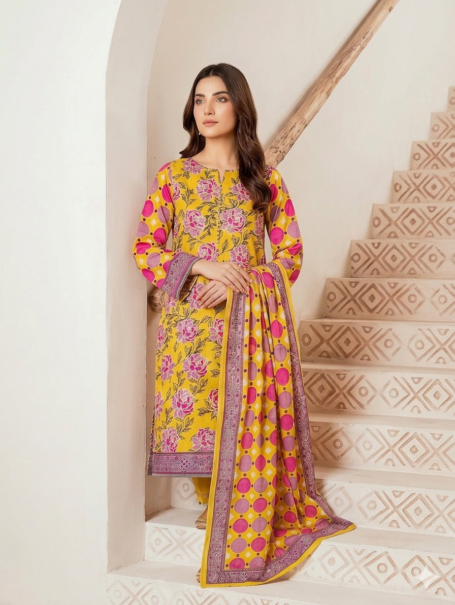 Bin Inam By Jubilee Luxury Printed Summer Lawn 3pc-2-D36