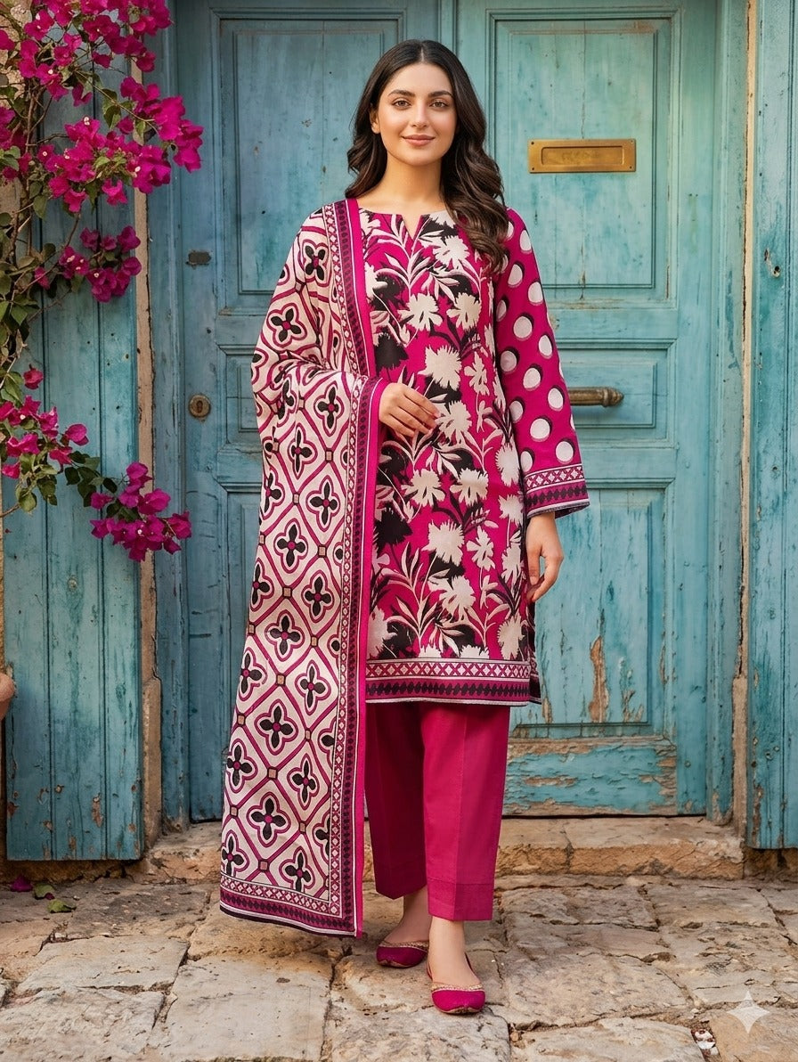 Bin Inam By Jubilee Luxury Printed Summer Lawn 3pc-2-D7