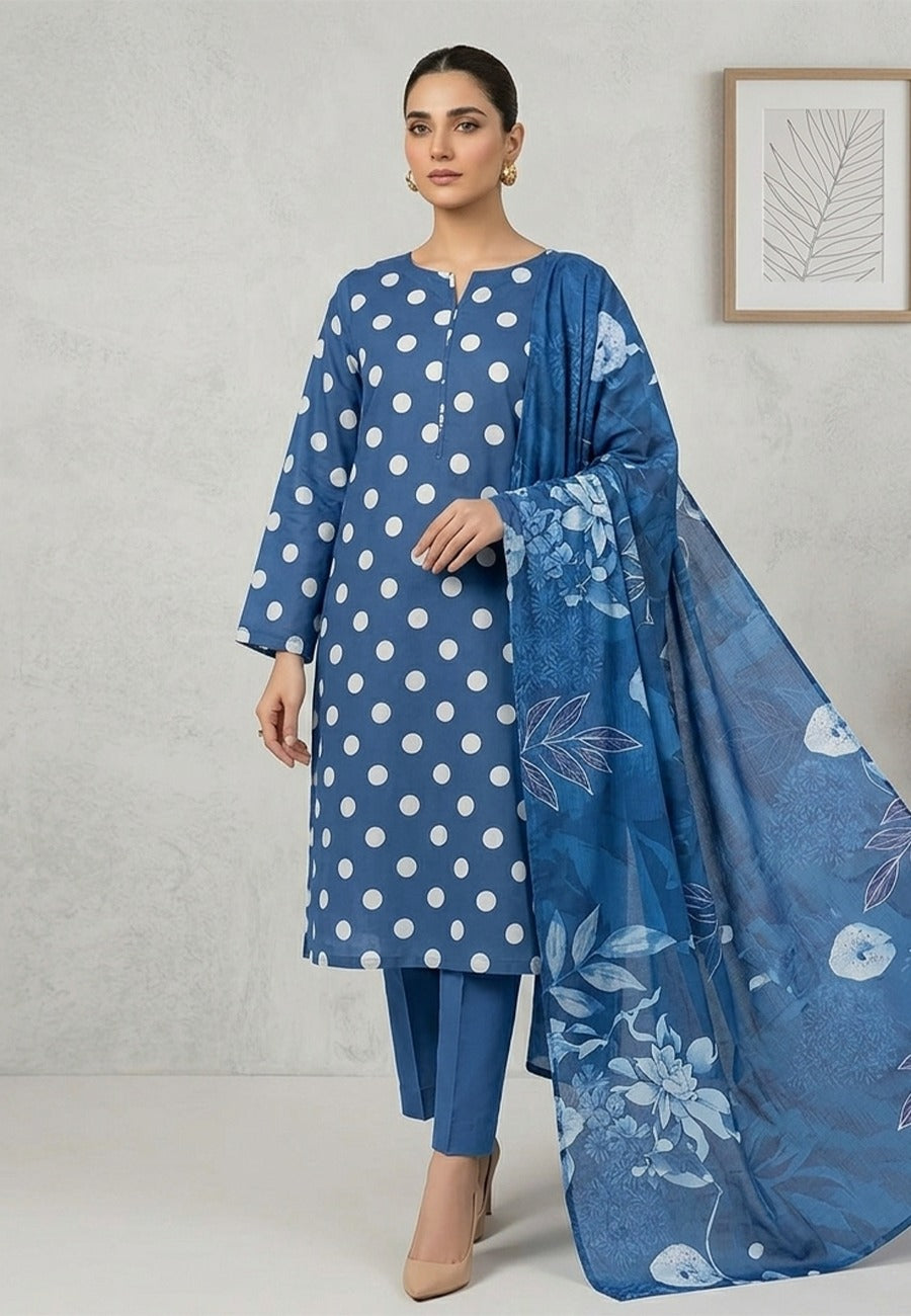 Bin Inam By Jubilee Luxury Printed Summer Lawn 3pc-3-D10