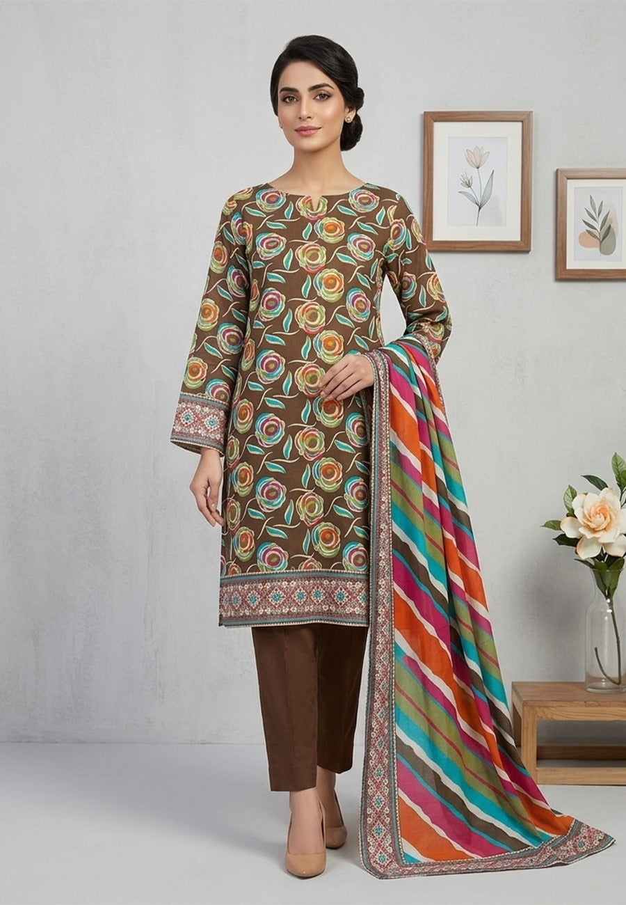 Bin Inam By Jubilee Luxury Printed Summer Lawn 3pc-3-D11