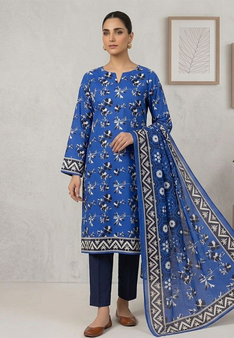 Bin Inam By Jubilee Luxury Printed Summer Lawn 3pc-3-D15