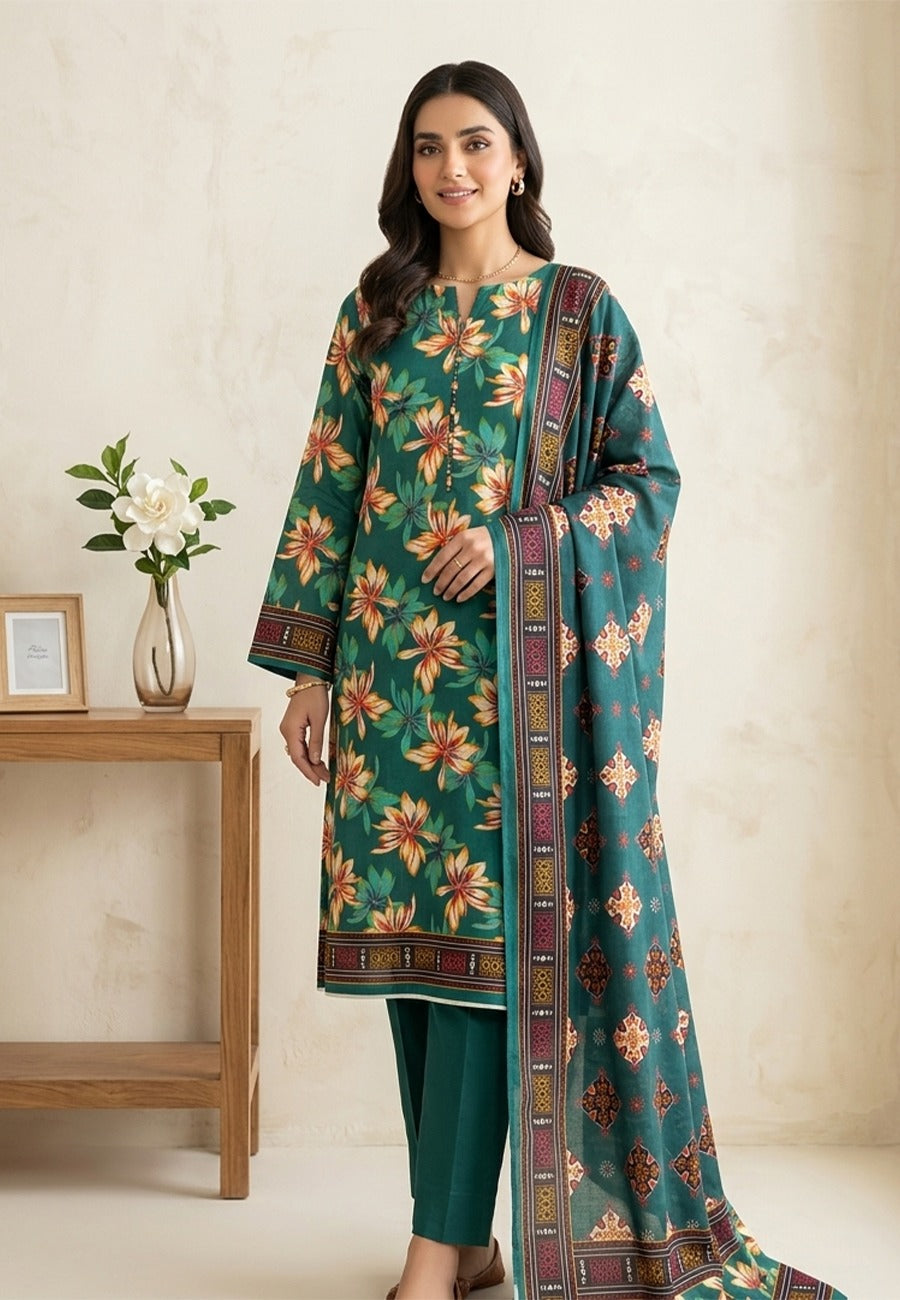 Bin Inam By Jubilee Luxury Printed Summer Lawn 3pc-3-D24
