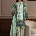 Bonanza Satrangi Prinetd Lawn 3pc D01