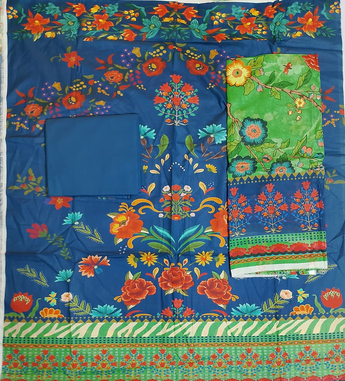 Bonanza Satrangi Prinetd Lawn 3pc Vol-1-D2