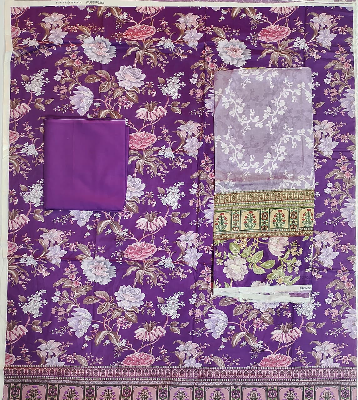 Bonanza Satrangi Prinetd Lawn 3pc Vol-1-D4