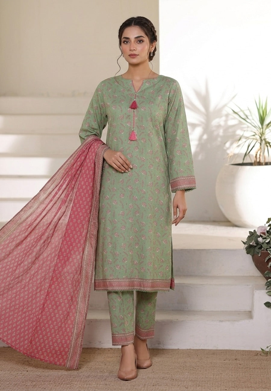 Co-ords By HZ Printed Lawn 3pc Vol-1-D2