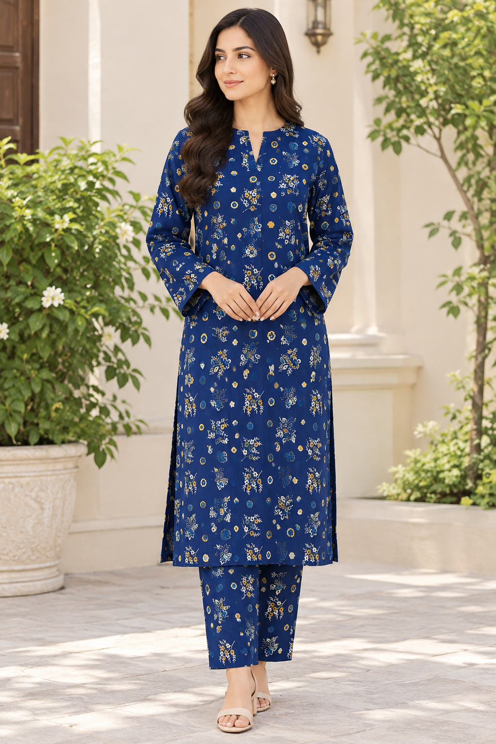 REGALIA IDENTIC ALL OVER KHADDAR 2PC VOL.01
