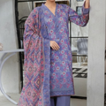 Dur-e-Fashion Printed Embroidered Lawn 3pc D10