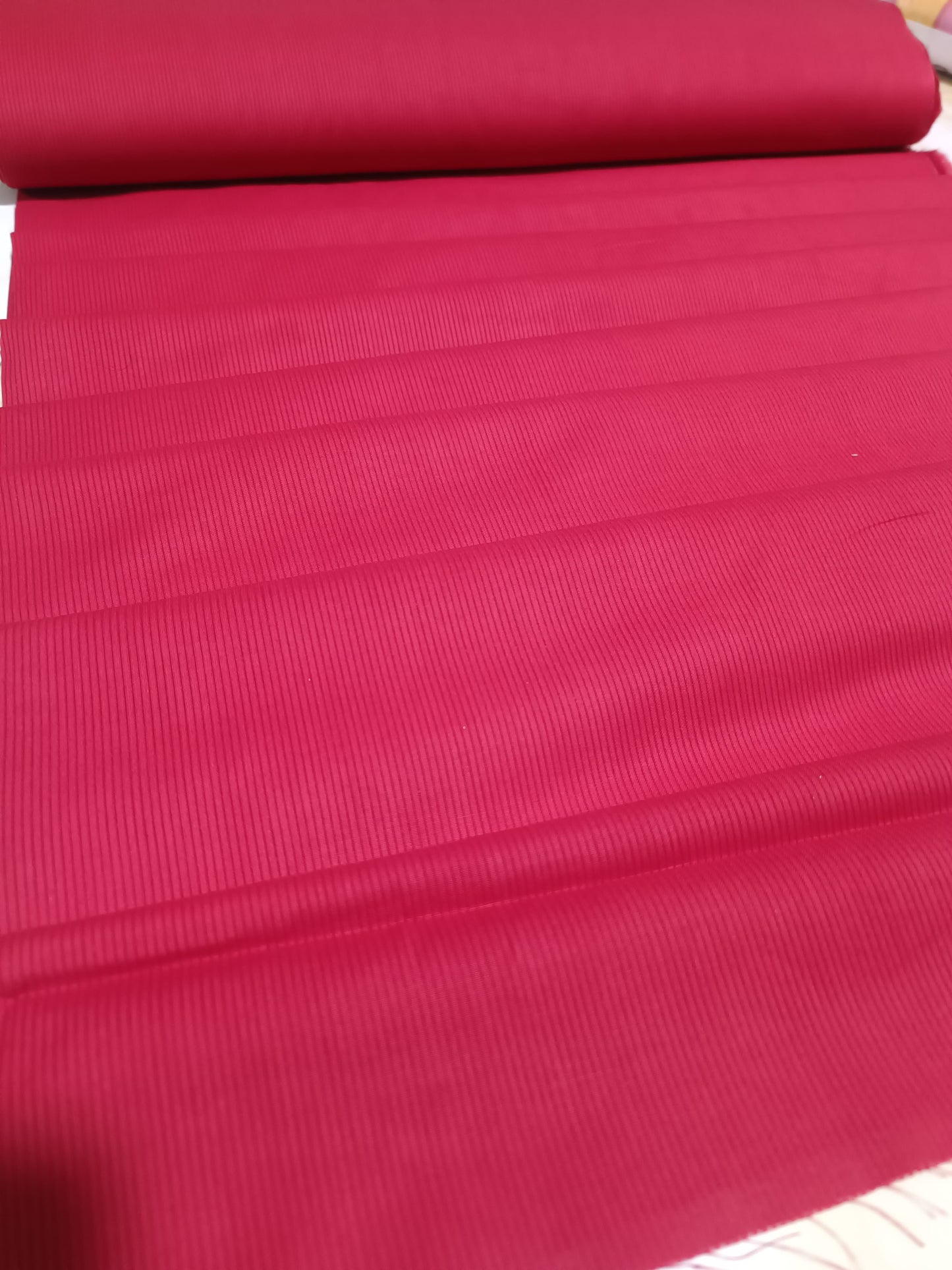 PLAIN INDIAN DORIYA TROUSER IN FRESH RED
