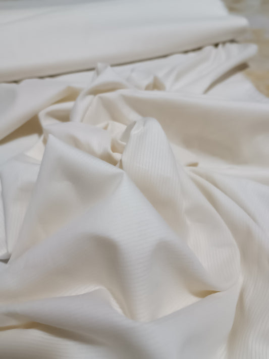 PLAIN INDIAN DORIYA TROUSER IN OFF WHITE