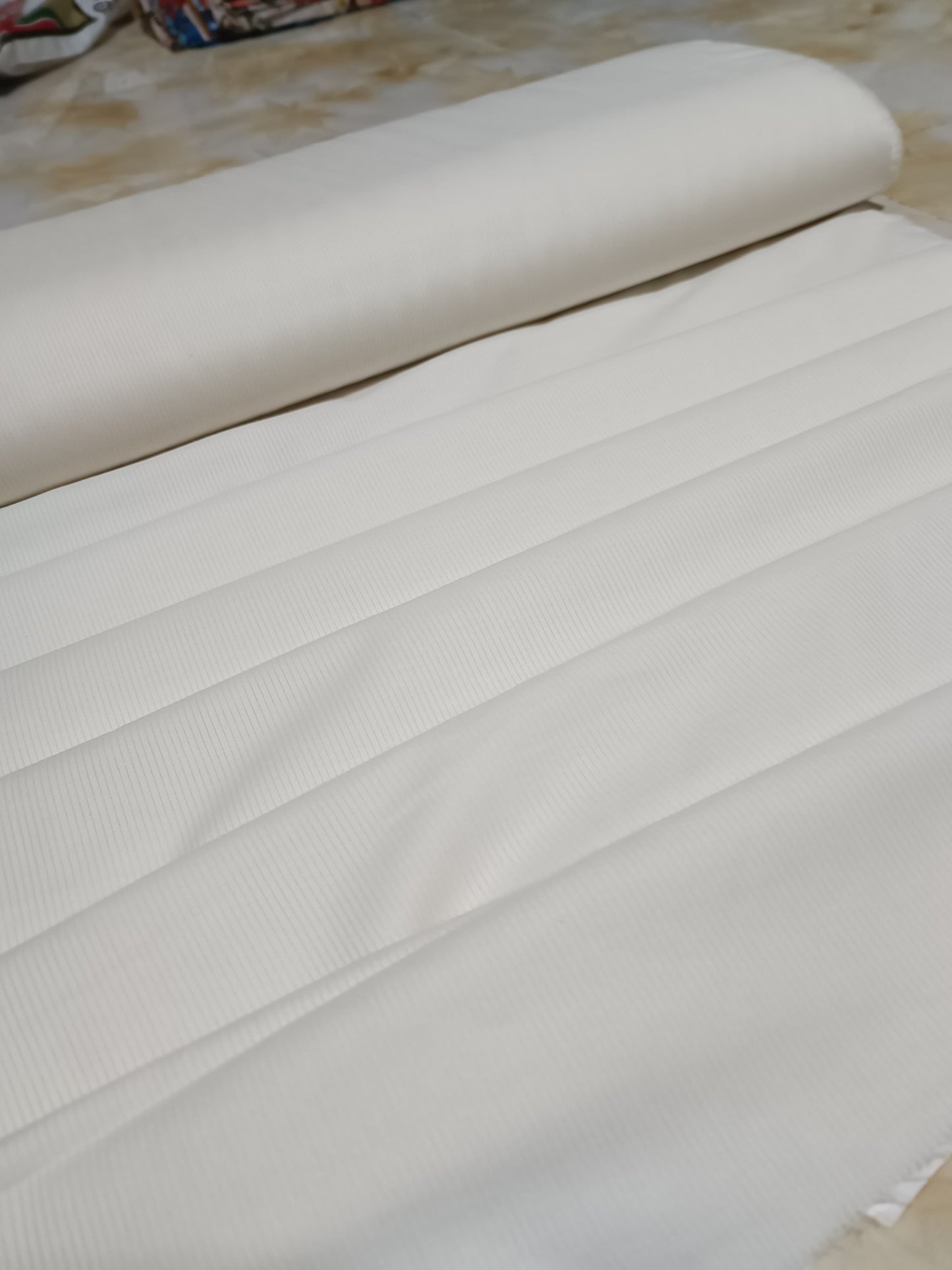 PLAIN INDIAN DORIYA TROUSER IN OFF WHITE
