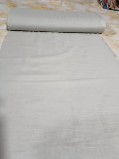 PLAIN SLUB LAWN TROUSERS IN SKIN GREY