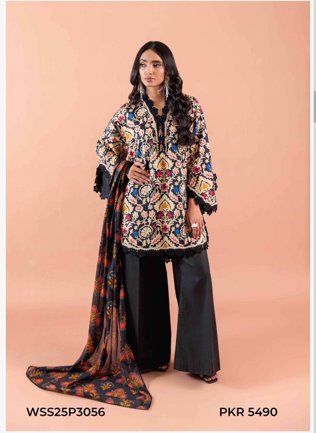 BONANZA SATRANGI PRINTED 3PC D2