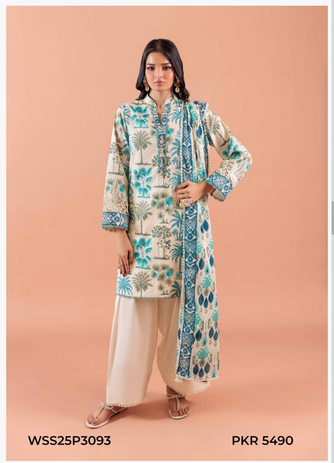BONANZA SATRANGI PRINTED 3PC D1