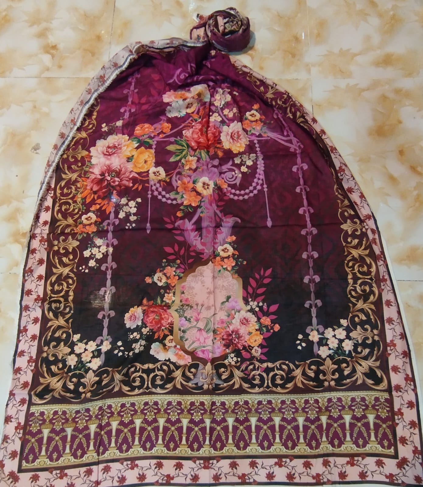 BONANZA PRINTED LAWN SINGLE DOPPATA D1