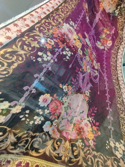 BONANZA PRINTED LAWN SINGLE DOPPATA D1