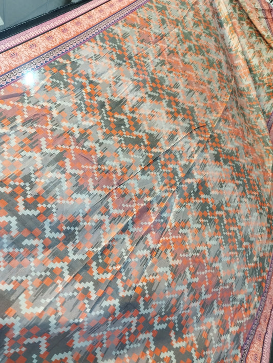 BONANZA SATRANGI PRINTED LAWN SINGLE DOPPATA D3
