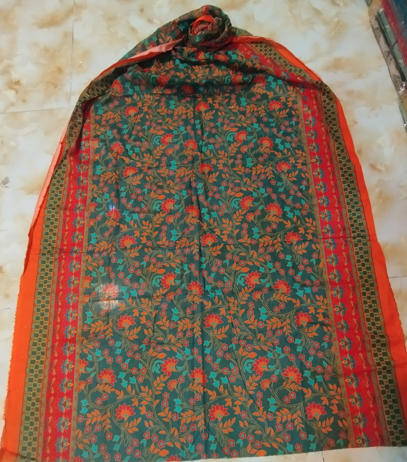 BIN SAEED PRINTED LAWN SINGLE DOPPATA D5