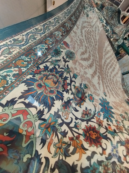 KHAADI PRINTED LAWN SINGLE DOPPATA D4