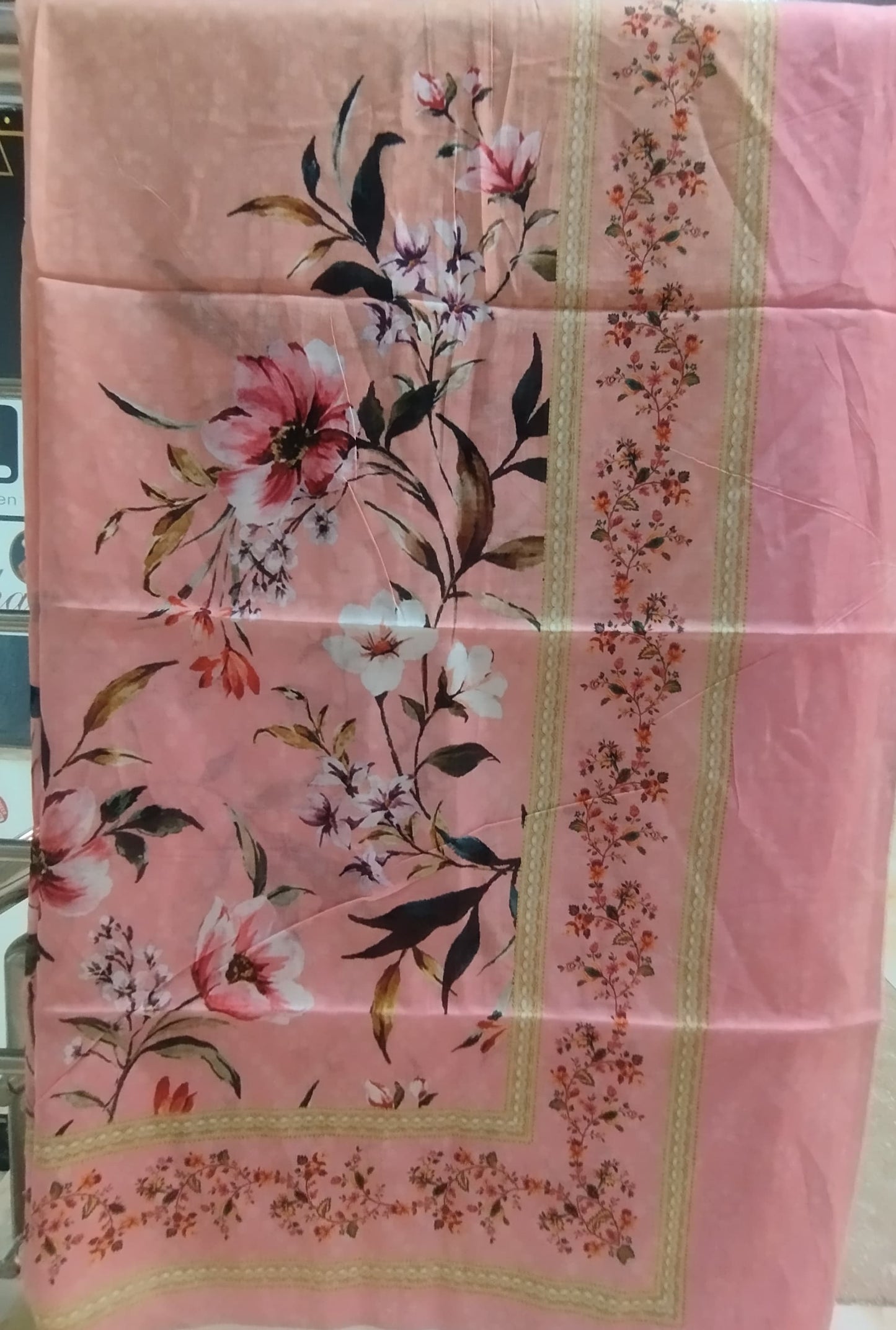 BIN SAEED PRINTED LAWN SINGLE DOPPATA D6