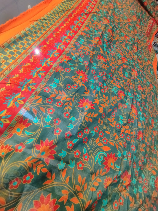 BIN SAEED PRINTED LAWN SINGLE DOPPATA D5