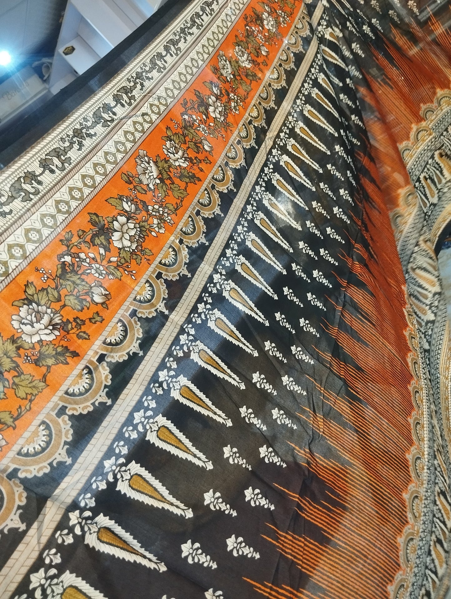 NISHAT PRINTED LAWN VOIL DOPPATA D8