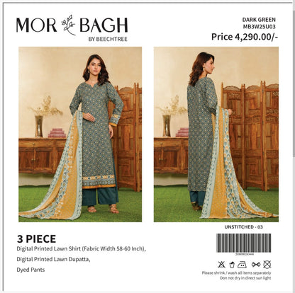 MORBHAGH BY BEECHTREE PRINTED 3PC D6
