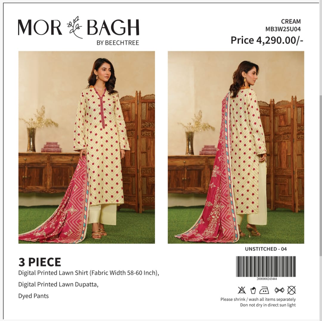 MORBHAGH BY BEECHTREE PRINTED 3PC D3