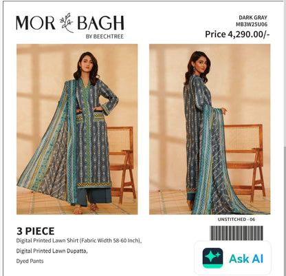 MORBHAGH BY BEECHTREE PRINTED 3PC D1
