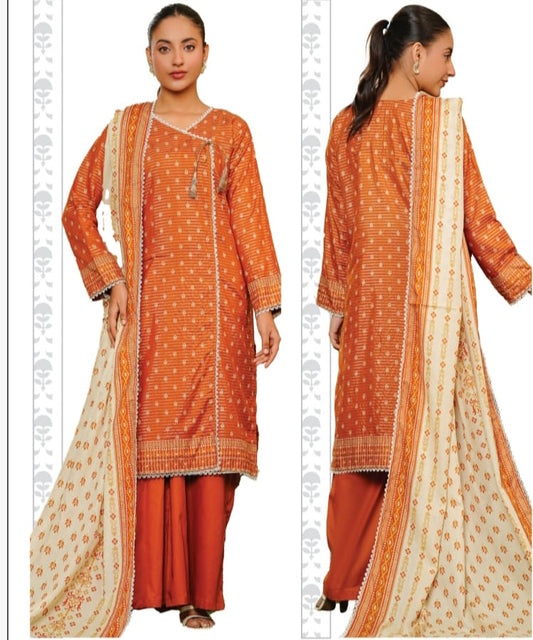 KHAADI PRINTED 3PC D8