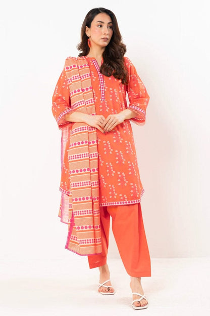 ALKARAM 2PC SHIRT & DUPPATA D1