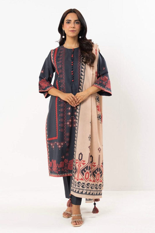 ALKARAM 2PC SHIRT & DUPPATA D5