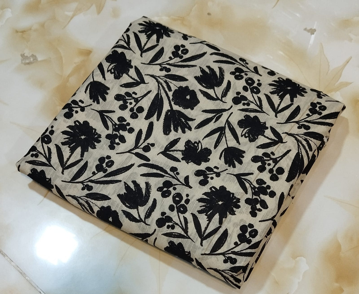 BLACK N WHITE ALLOVER BANADORA 2PC D2